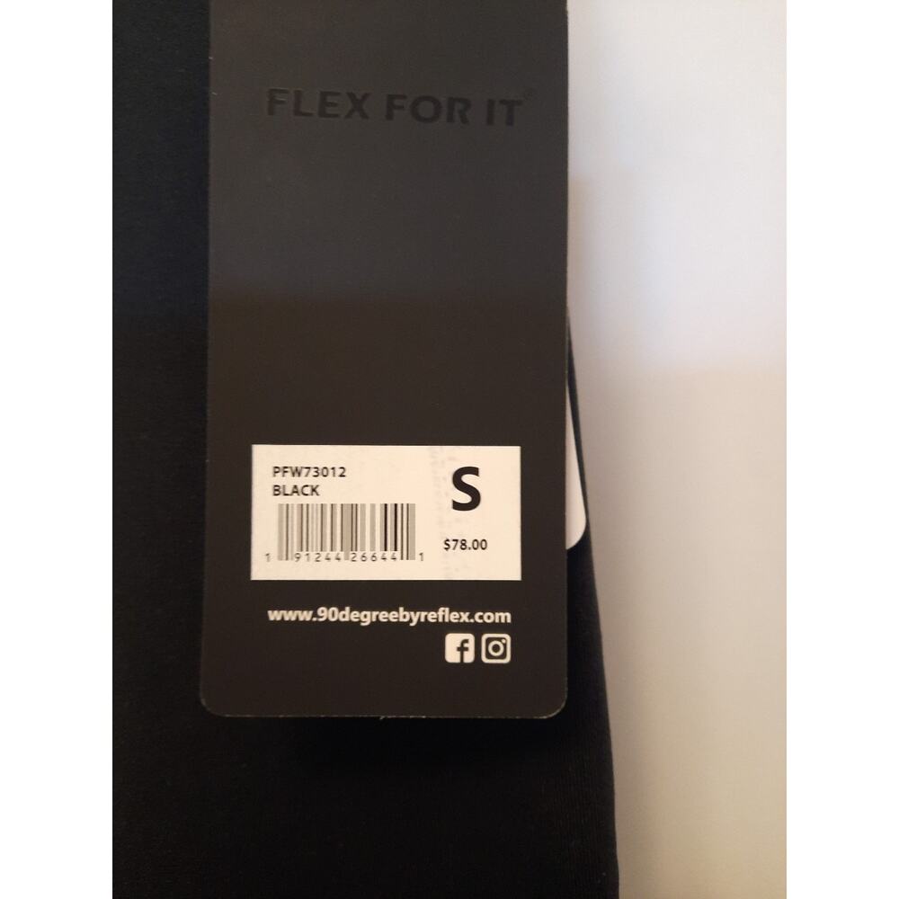 90 degree by reflex lined leggings small black NWT Msrp $78 - Picture 2 of 6
